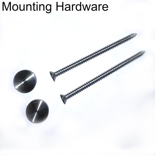 Nantucket Sinks Anchor 14" Black/White Metal Rectangular Wall Mount Bathroom Sink with Overflow